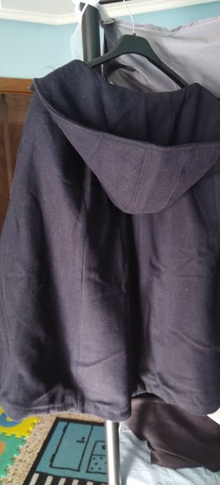 Abrigo capa azul TRAFALUC Talla S