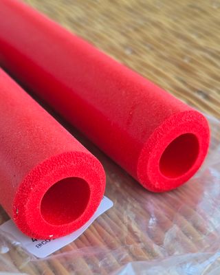 Puños de silicona rojos