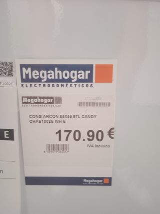 Congelador Arcon Candy 97L Clase E