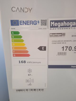 Congelador Arcon Candy 97L Clase E