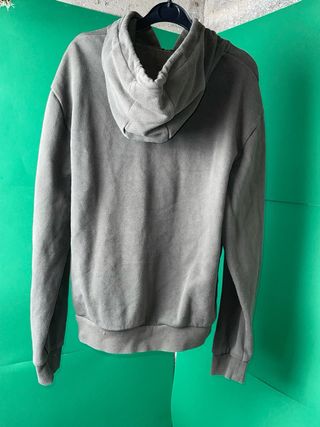 Sudadera con cremallera gris