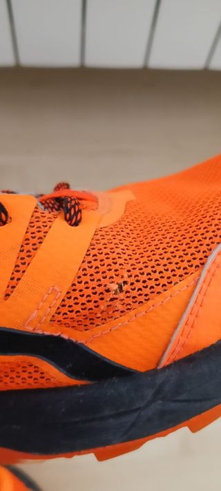 Zapatillas Asics Hombre Talla 44,5 Naranja/Negro