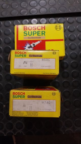 Bujías Bosch W7DC/W8BC/H6DC para coches clásicos