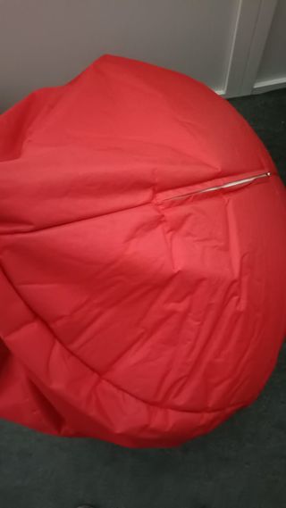 Puff Polipiel Rojo