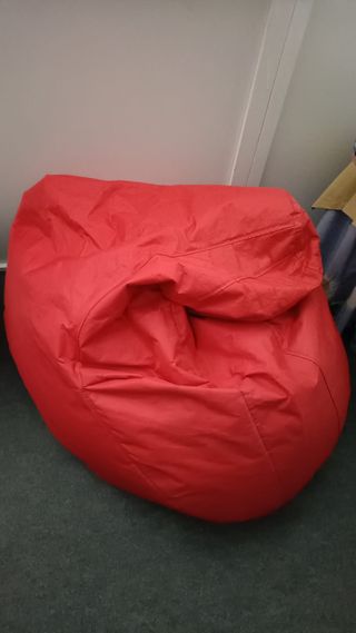 Puff Polipiel Rojo