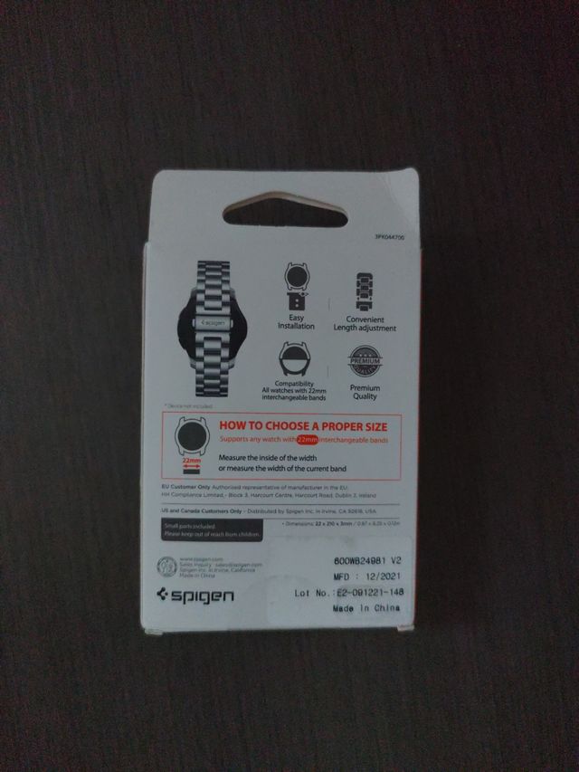 Correa Spigen Modern Fit Plata Galaxy Watch 45/46m