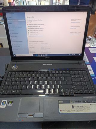 Portátil Acer 2GHz 4GB RAM 250GB HDD