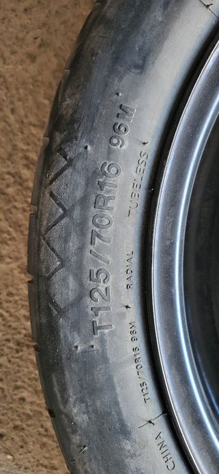 Rueda de repuesto Hankook temporal para grupo  vwg