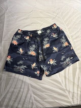 Bañador Quiksilver Hombre Azul Estampado