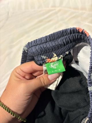 Bañador Quiksilver Hombre Azul Estampado