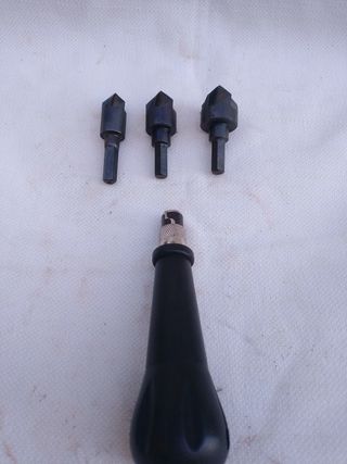 Herramienta para madera con brocas