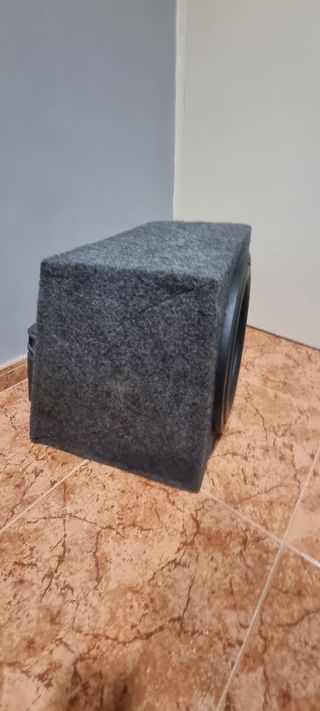 Cajón, Subwoofer rockford y Etapa Kenwood 