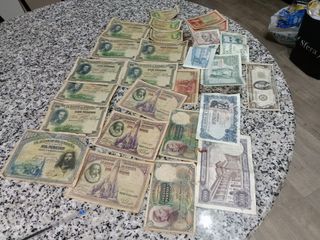Billetes antiguos españoles 