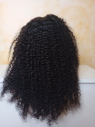 Peluca Pelo Natural Rizado Alta Calidad