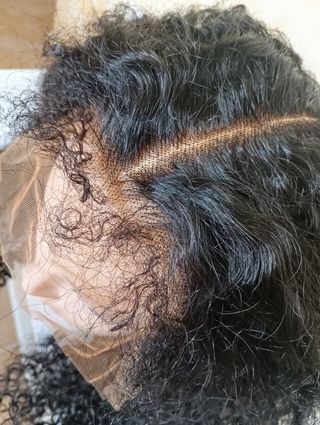 Peluca Pelo Natural Rizado Alta Calidad