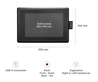 Tableta Gráfica Pequeña NUEVA con Lápiz