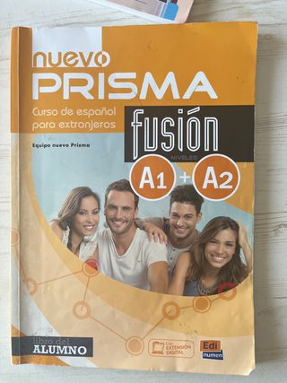 Libro de español Nuevo Prisma A1+A2