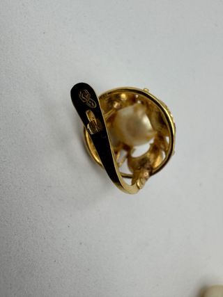 011-04-00364 PENDIENTES PERLAS ORO 18k