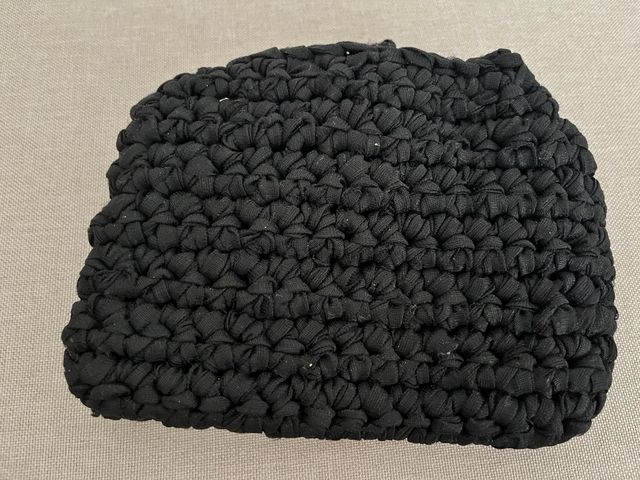 Pochette in fettuccia nera
