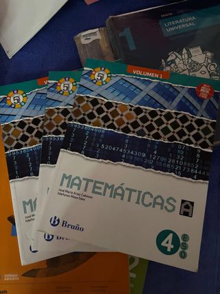 libro matemáticas 4ESO