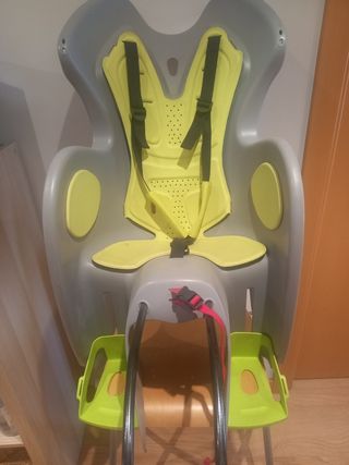 Silla porta niño Btwin para bicicleta