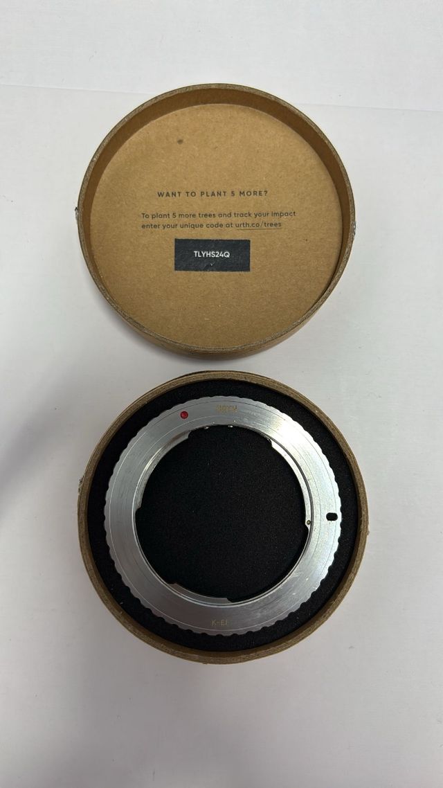 Adaptador de objetivo Pentax K a cámara Sony E