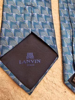 Corbata Lanvin Azul
