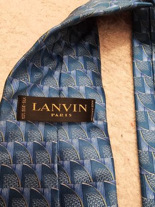 Corbata Lanvin Azul