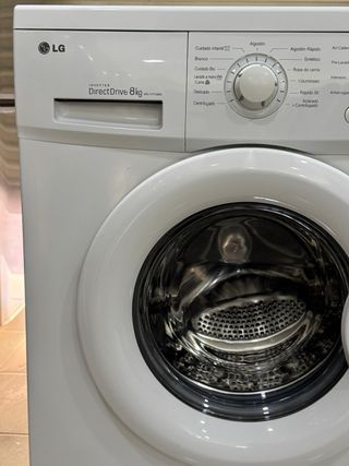 LAVADORA LG DE 8 KILOS BLANCA