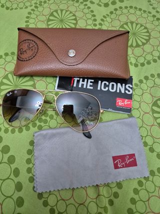 Gafas de sol Ray-Ban Aviator doradas