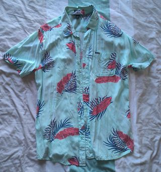 Camisa Volcom Estampada Hawaiana