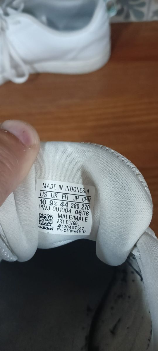 Zapatillas Adidas Hombre Talla 44 Blancas