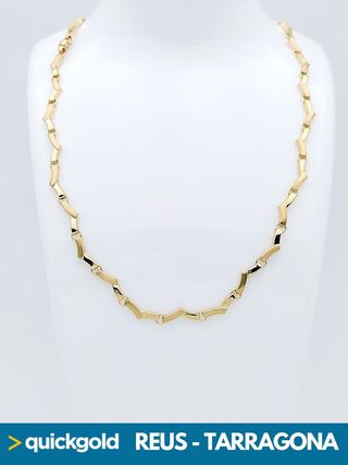 035-02-0290 GARGANTILLA ORO 18K BICOLOR 41.4CM