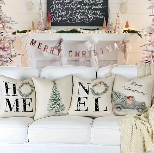 4 Capas Decorativas de Almofada 45x45cm Linho