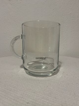 Taza Nespresso de Vidrio Transparente