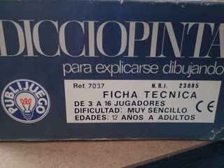 Juego de mesa Dicciopinta