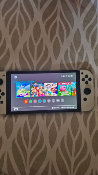 Nintendo Switch OLED Blanca con accesorios 
