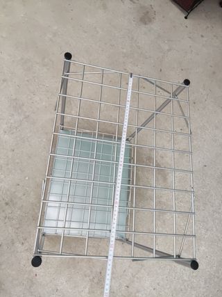 Mesa metálica desmontable 