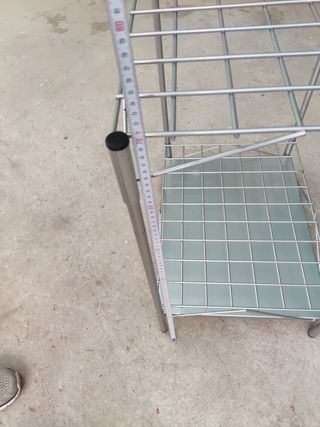 Mesa metálica desmontable 