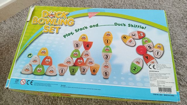 Juego Bolos Patito Bowling Set Caja
