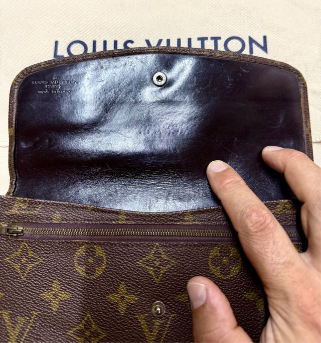 Cartera de mano Louis Vuitton Marrón