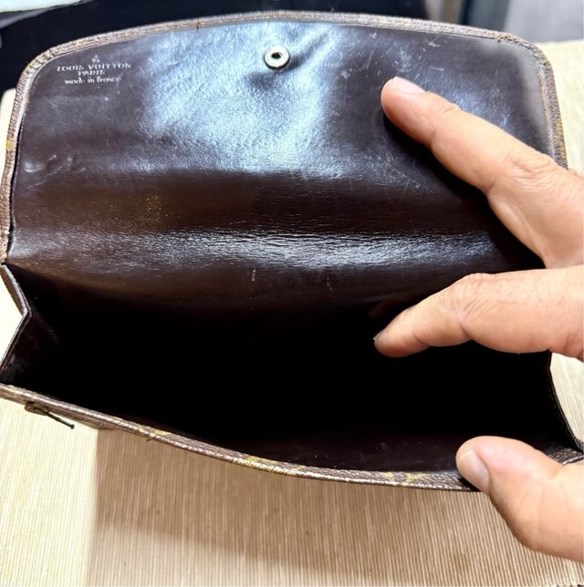 Cartera de mano Louis Vuitton Marrón