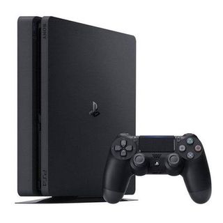 PS4 Slim 1TB Negra + Mando + fundas joystick