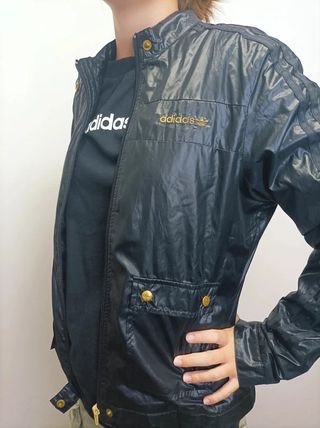 Chaqueta Adidas Talla M Mujer Negra