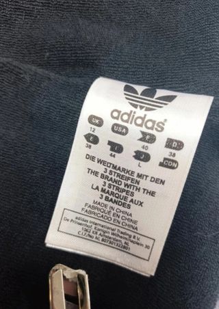 Chaqueta Adidas Talla M Mujer Negra