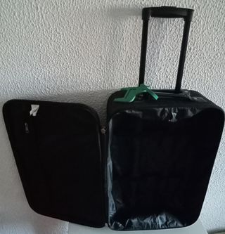 Maleta de mano negra para viaje