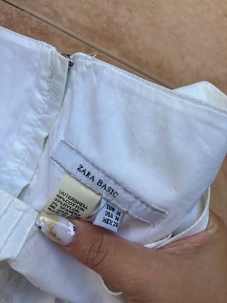 Blusa Zara Blanca