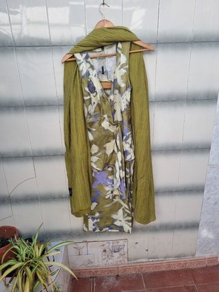 Conjunto Trucco verde y multicolor