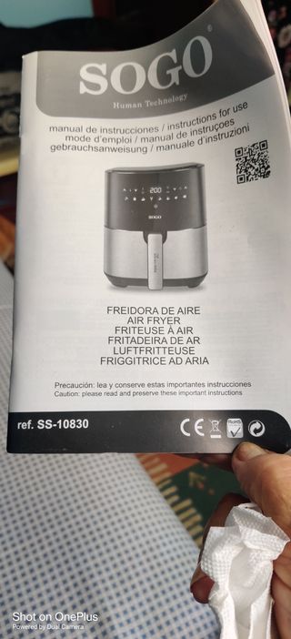 Freidora de Aire SOGO SS-10830 5L