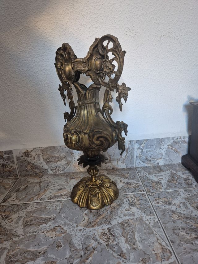 Florero Antiguo Bronce